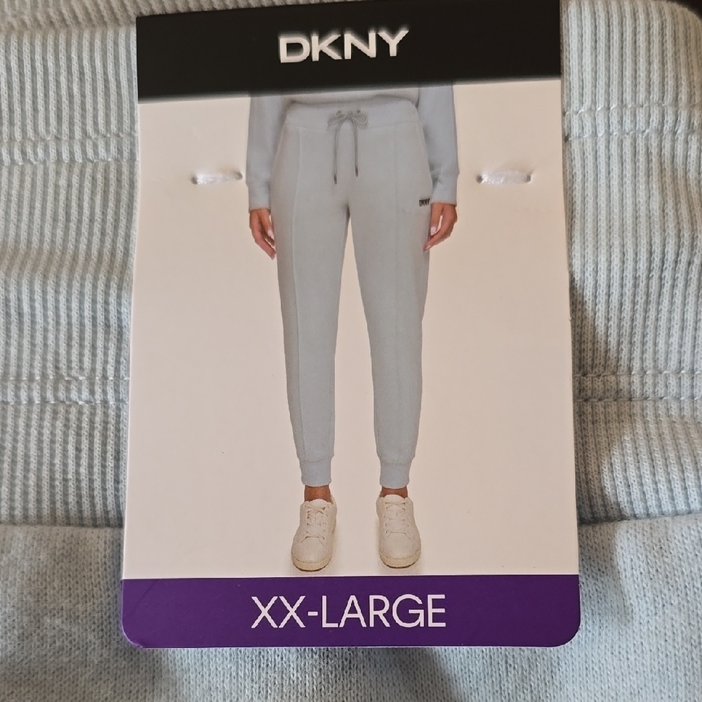 DKNY Light Blue Joggers - XX-Large